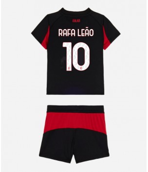 Billiga AC Milan Rafael Leao #10 Hemmatröja Barn 2025-26 Kortärmad (+ Korta byxor)